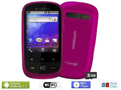 Smartphone Alcatel OT890 Android 2.2 Touch Dual Chip Câmera