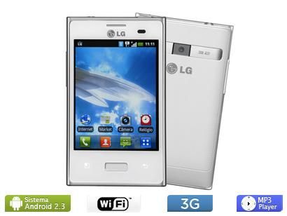 Smartphone 3G Optimus L3 E400 LG Desbloqueado - Android