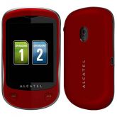 Celular Desbloqueado Alcatel OT710 Vermelho Dual Chip c/ Câm